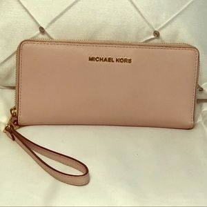Michael Kors wristlet wallet.